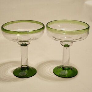 RETRO Mike's Hard Lemonade Margarita Glasses x2 PAIR y2k